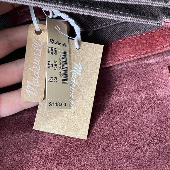 Madewell Leather Slim Convertible Shoulder Bag NWT - Picture 7 of 8